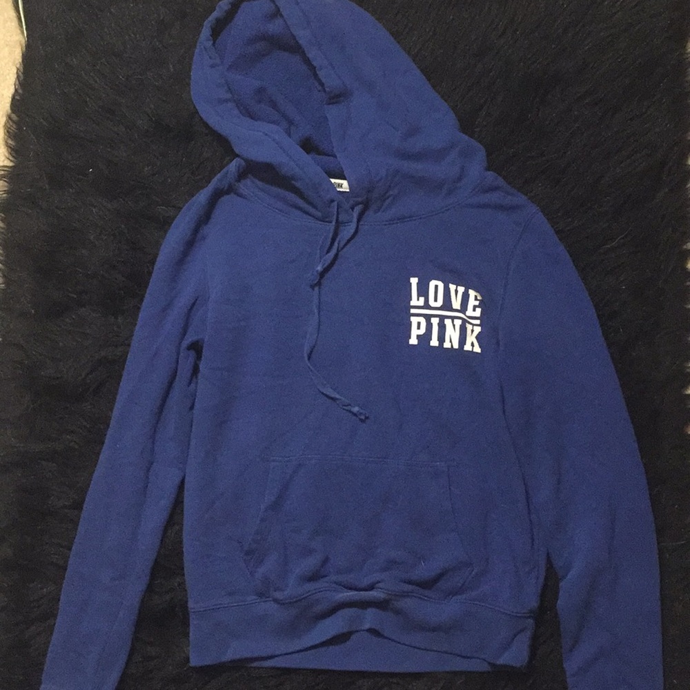 Blue hoodie